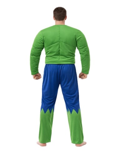 Fato de Fortão Verde Tamanho L | Fantasias para Adultos O Rei do Carnaval